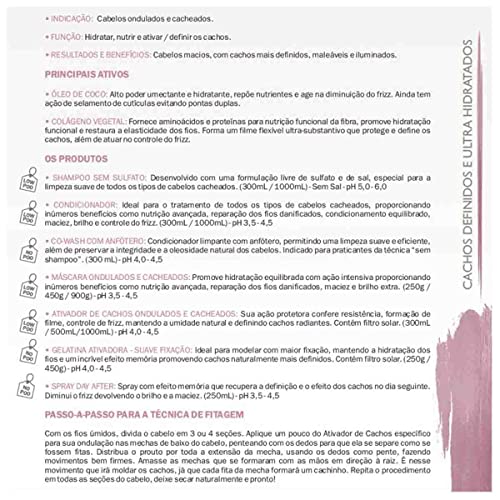 Ativador de Cachos Ondulados 500g + Geleia Suave Fixação