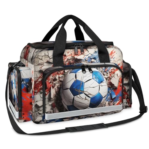 GzLeyigou First Aid Bags Empty, Wall Football Emergency Bag First Aid Kit Multiple Compartment Kit Carrier On Call Trauma Bag For Paramedics Emergency Medical Supplies Kit