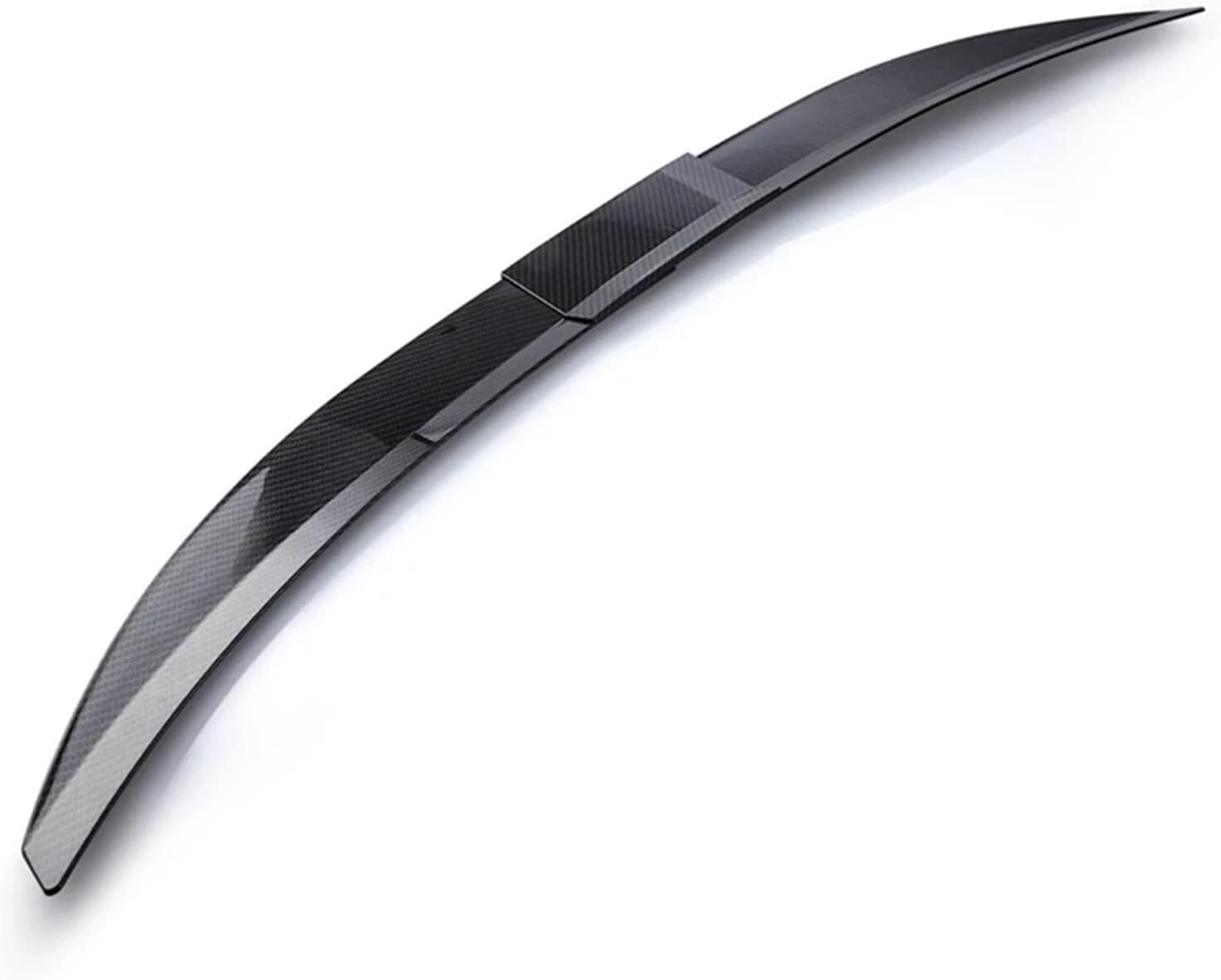 Adjustable Rear Trunk Spoiler Lip Roof Tail Wing Trunk Spoiler Lip Tail Wing Rear Styling Kits Accessories Universal Car Spoiler(Carbon Fibre)