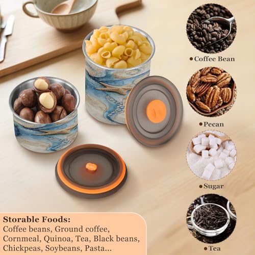 Envase para café con motivo de pulpo azul 500ml miniatura 5