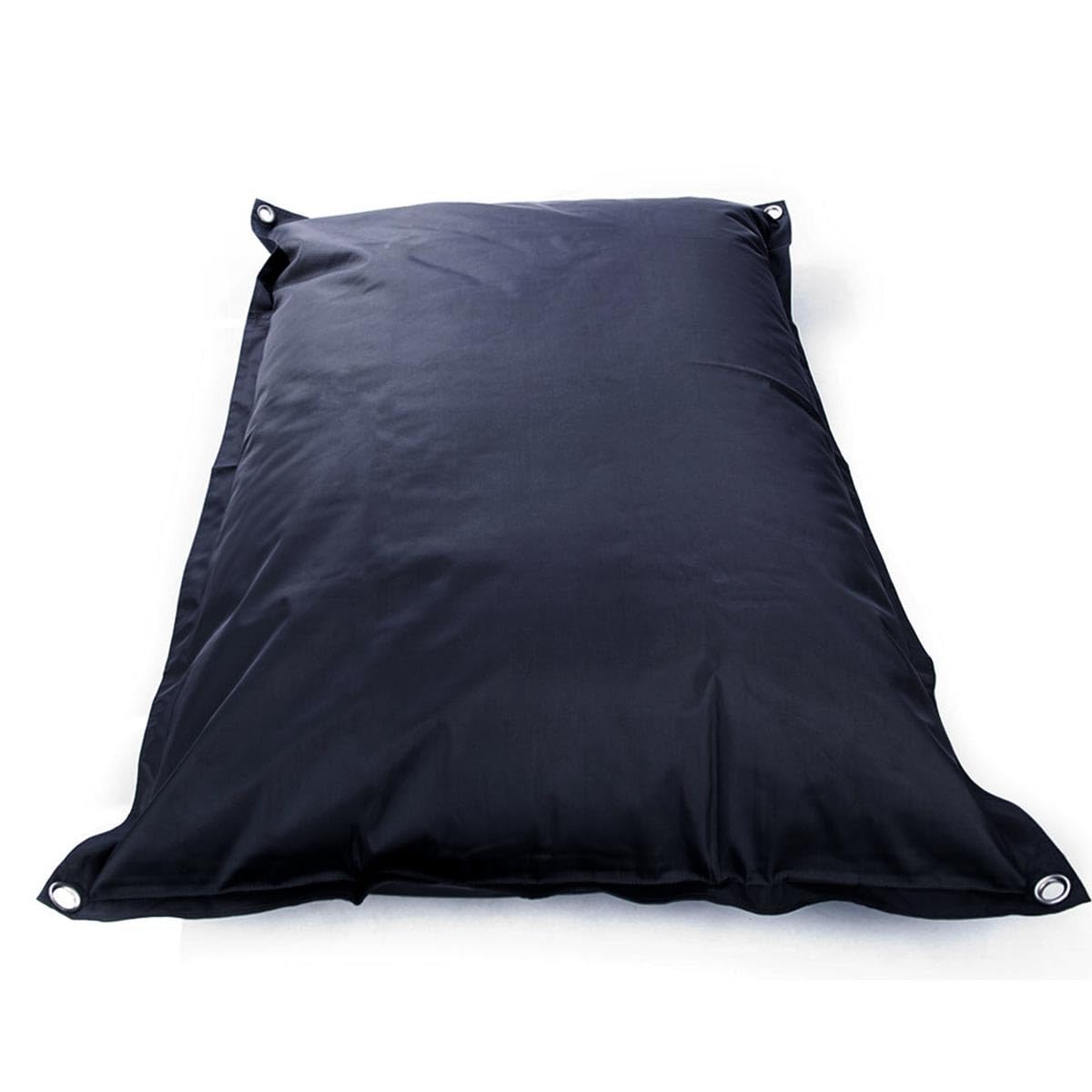 LIVEDECO - Housse Vide Pouf Géant XL Imperméable Extérieur Outdoor Noir Iron RAW BiG52