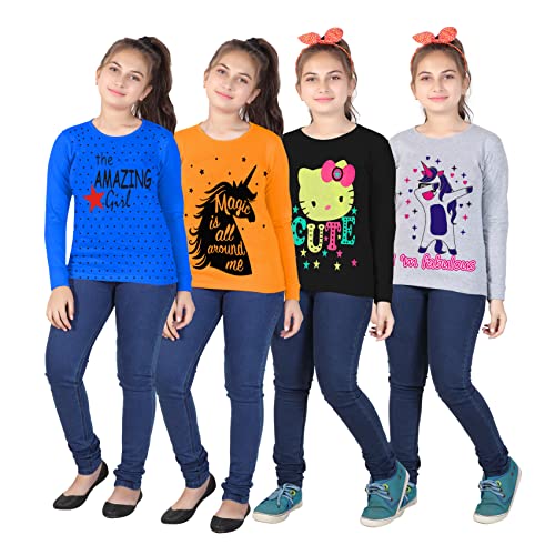 Image of MIST N FOGG Girl's T-Shirt Set of 4