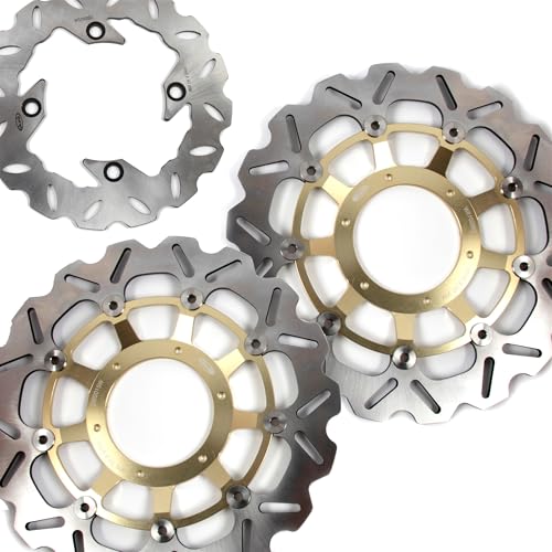 Rotors de frein avant arrière or pour Honda CBR1000RR finition haut de gamme