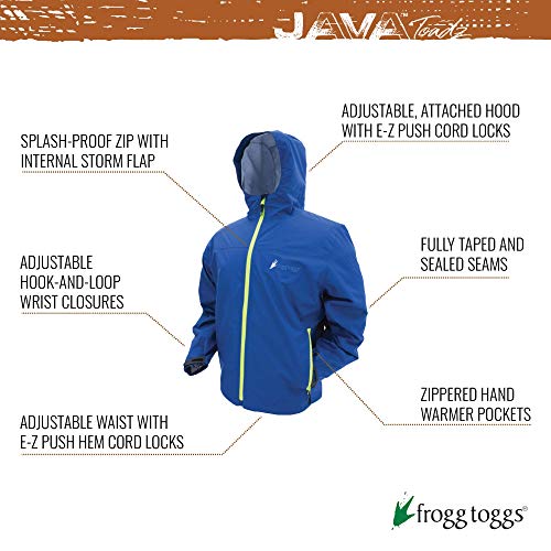 Veste de pluie Frogg Toggs Java Toadz 2.5 pour rester au sec sans transpirer - 3