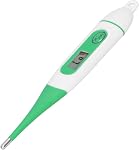 Milltrip Thermomètre vétérinaire numérique, rapide & Précis LCD Thermomètre pour bétail, chevaux, moutons, chiens & Cats, Thermomètre pour animaux de compagnie Waterprof avec sonde haute sensibilité