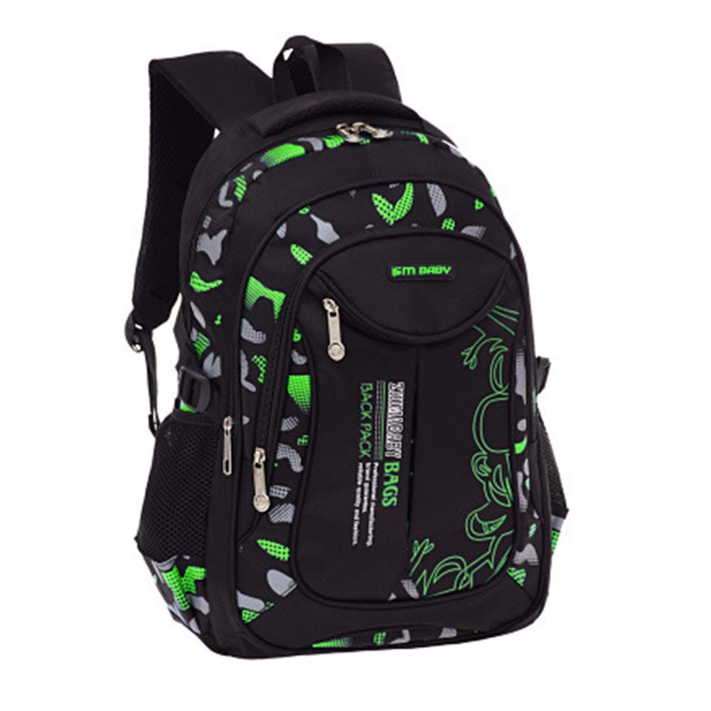 Adanina Camo Flora Prints Primary School Bookbag Rucksack Kids School Backpack Student Book Bag for Students