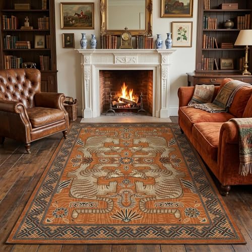 GarveeHome Tibetan Tiger 5x7 Rug
