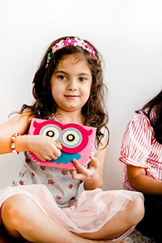 Fashion Themed Art and Craft Kit for Girls | 6 Craft Projects in 1 Box | Best Girl Gift for Ages 6 7 8 9 10 Years | Includes Beautiful Felt and Foam Embellishments (Little Fashionista 6-in-1)
