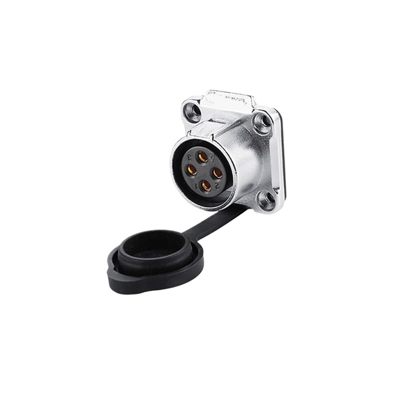Connecteur industriel 4 broches LP20 robuste Flange female socket
