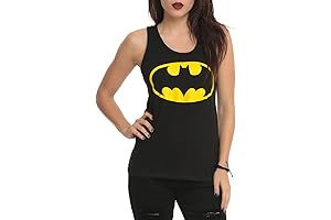 Batman Tank Top Women | Classic Logo Juniors Tank Top