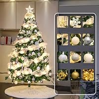 クリスマスツリー 180cm  高濃密度 枝数600本 15mLED飾りライト付 Amazon.co.jp: クリスマスツリー セット 180cm christmas tree