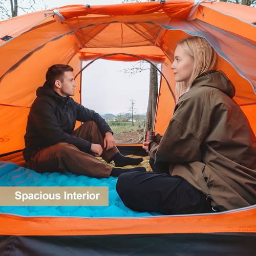 Carpa camping 2 personas ligera EchoSmile impermeable miniatura 4