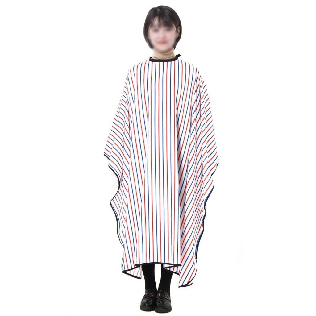 Popular Salon Barber Hairdressing Gown With Snap Button Neck Finished Hair Cape Anti Static Fashion Design Hot Sell Stylist Wrap
