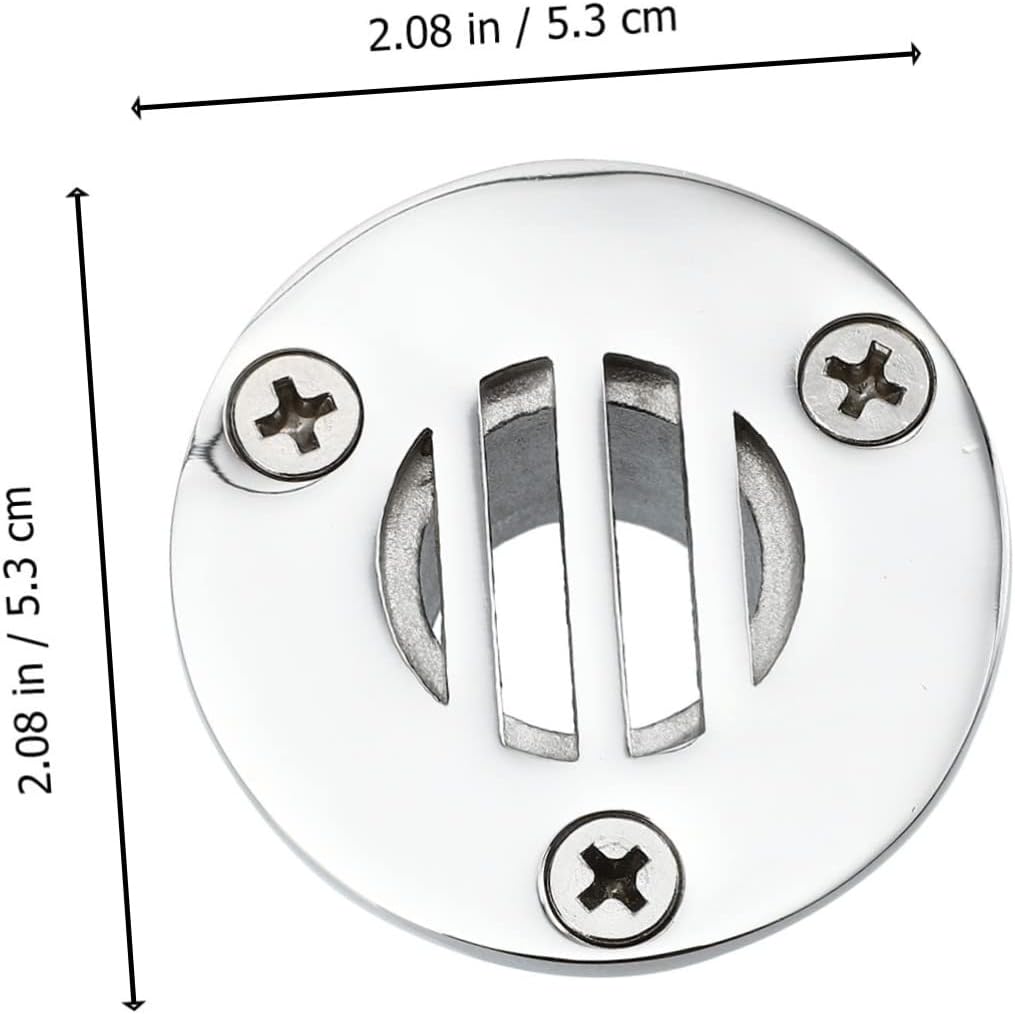 Gadpiparty 1set Deck Drain for Yachts and Boats Lightweight and Easy to Install Polished Finish for Safety Drainage Accessory for Use