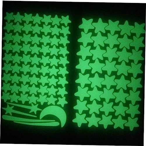 Luminous Kids Wall Decals 103pcs Star Ceiling Stickers miniatura 4