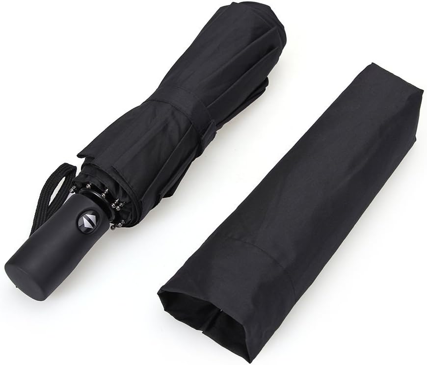 Valen Diosa Compact Windproof 3 Folding Travel Umbrella, Teflon Coated, Auto Open/Close