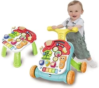 Andador Didático Vira Mesinha 2 Em 1 Colorido - Baby Style