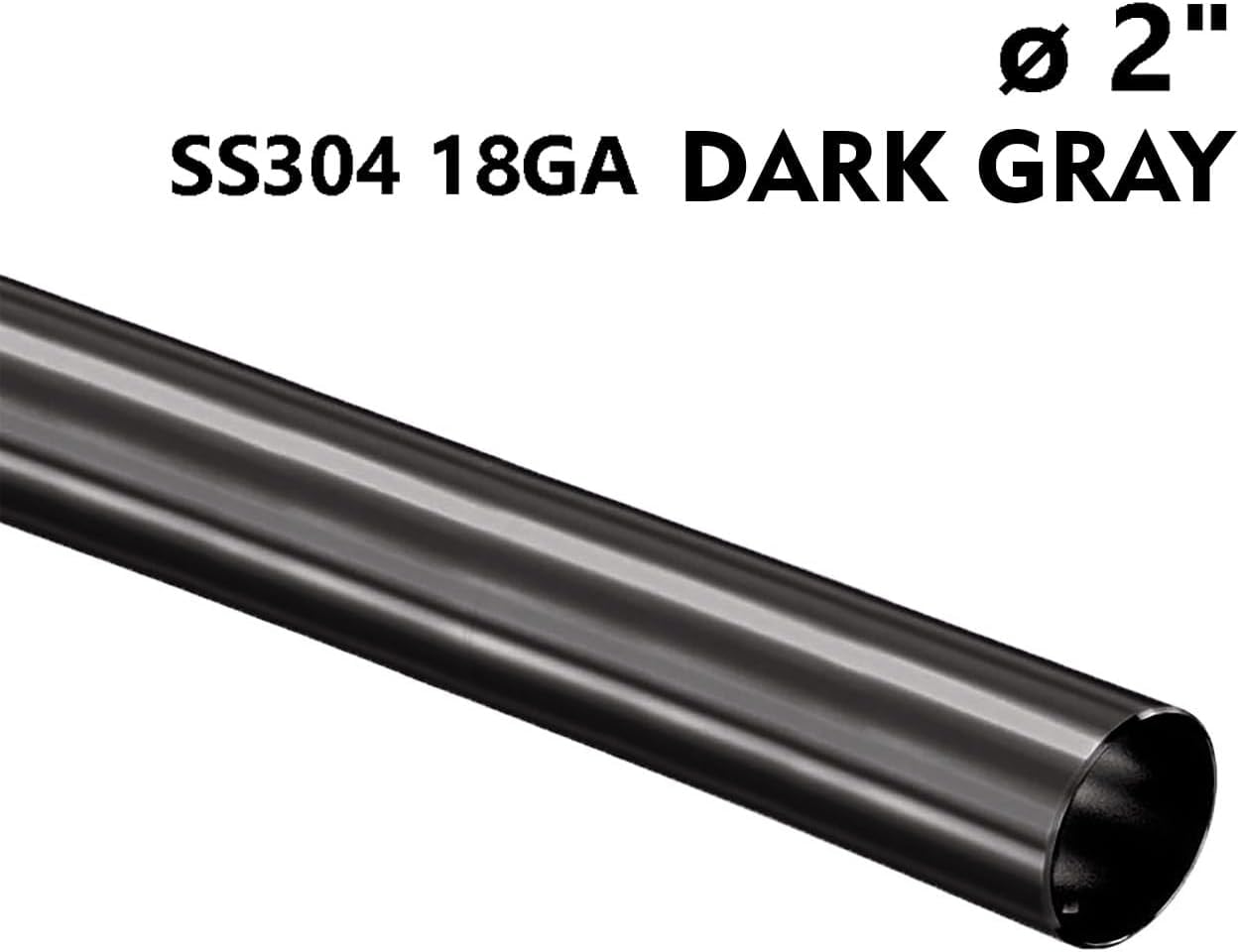 Top Hardware Stainless Steel 304 Grade Tube 2? OD Round 18 Gauge (2~7'11
