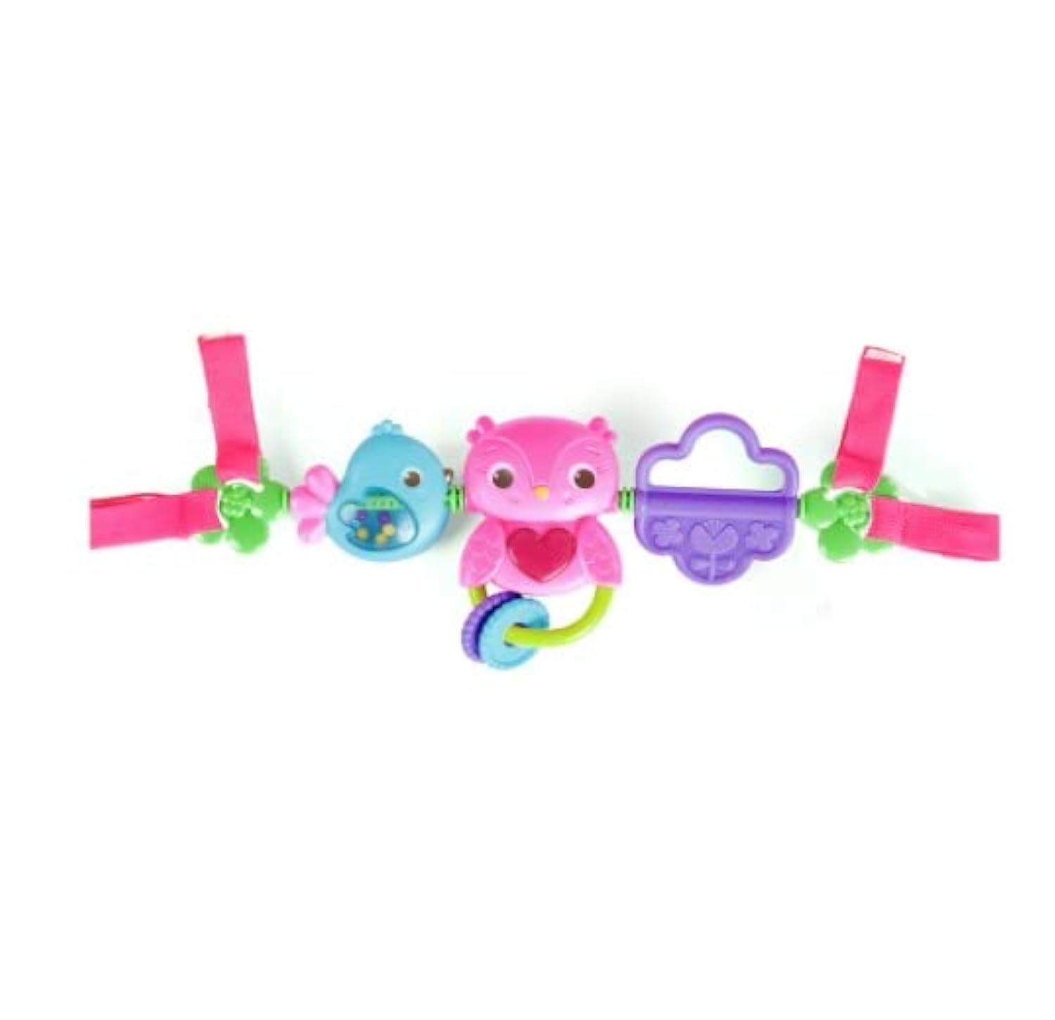 busy birdies carrier toy bar bs11184, multi