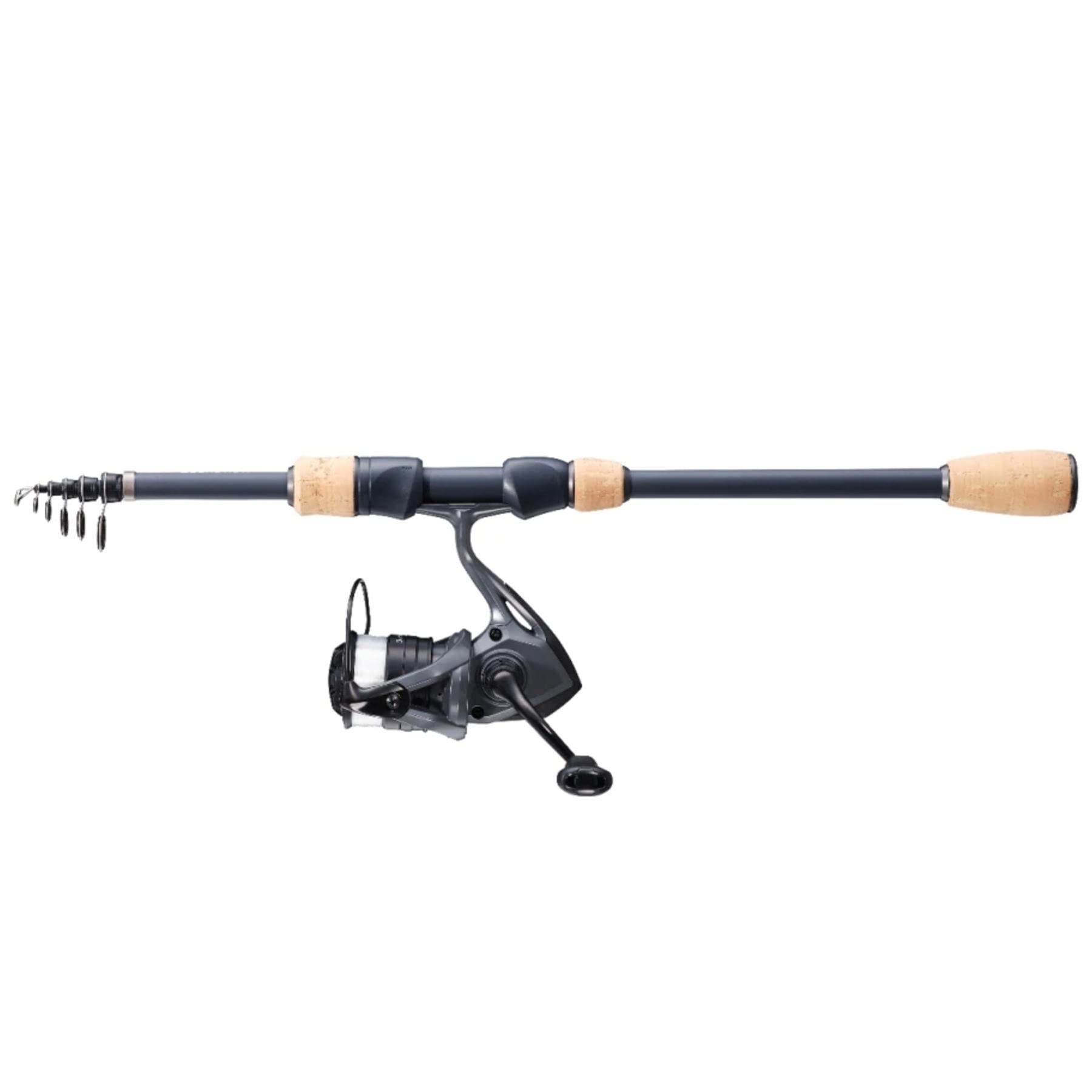 Shimano S56L/S60ML Buena Vista Combo Reel and Rod Set, Assorted Black S60ML