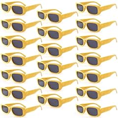 20pack Rectangle Gold Sunglasses