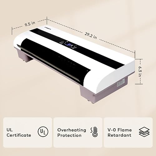Miniatura 3 de Calentadores eléctricos de pared, calentador de espacio para uso en interiores, pantalla LED de calentamiento rápido de 1500 W, termostato