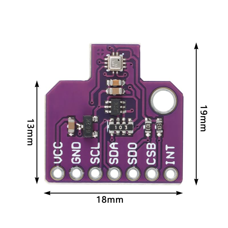 BMP388 24-bit High-Precision Pressure & Temperature Sensor I2C Module