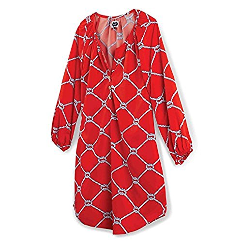 Tunique Reese rouge à motif treillis Knotical taille Petit