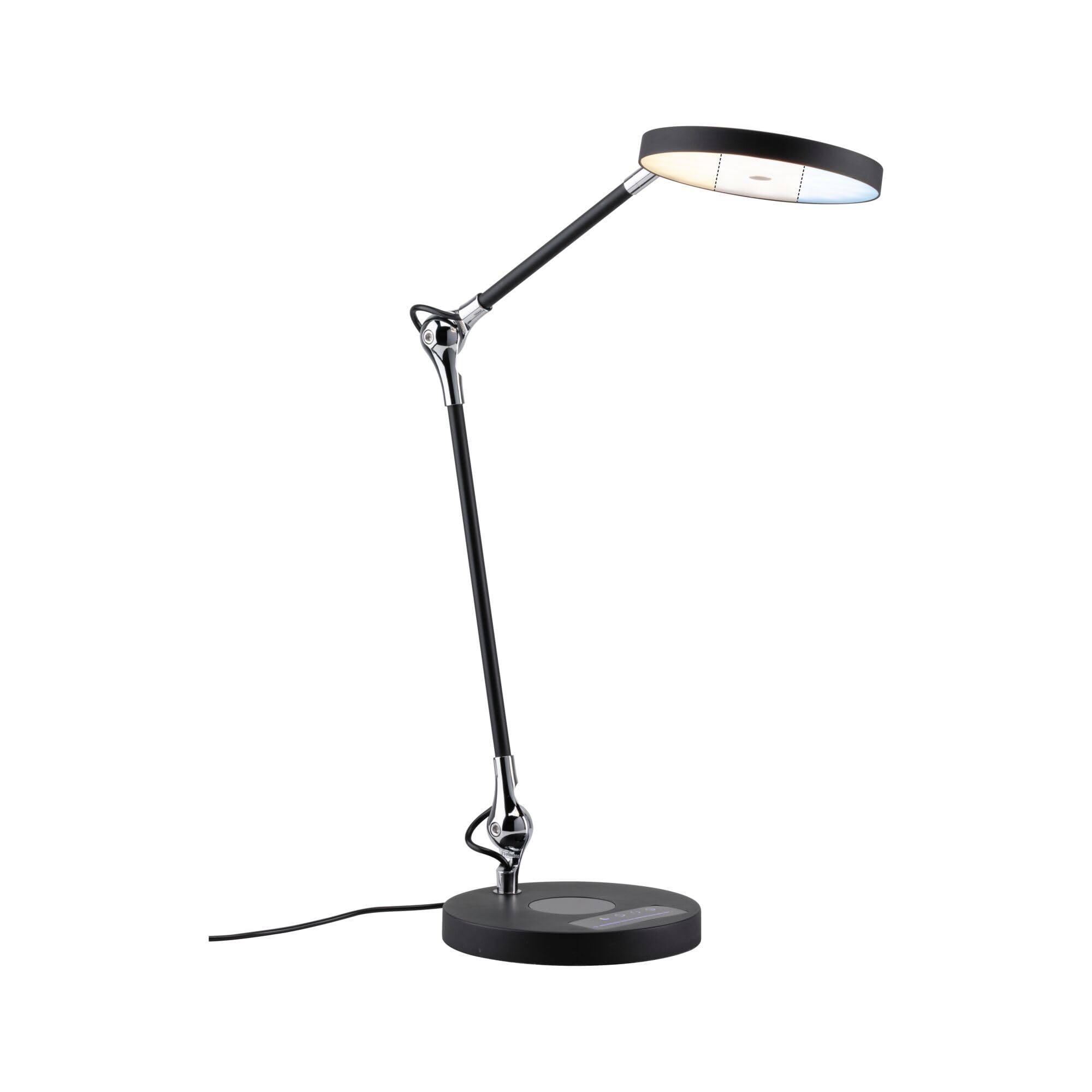 Paulmann 78010 LED Schreibtischleuchte Numis Tunable White incl. 1x11 Watt dimmbar Schwarz Aluminium, Kunststoff 2.700-6.500 K