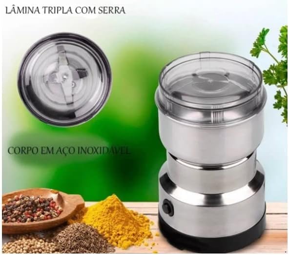 Moedor triturador de Grãos Café Elétrico 200w Temperos Amendoim 110v Pó