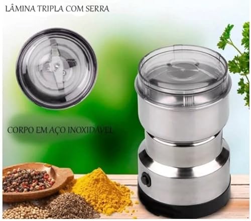 Moedor triturador de Grãos Café Elétrico 200w Temperos Amendoim 110v Pó
