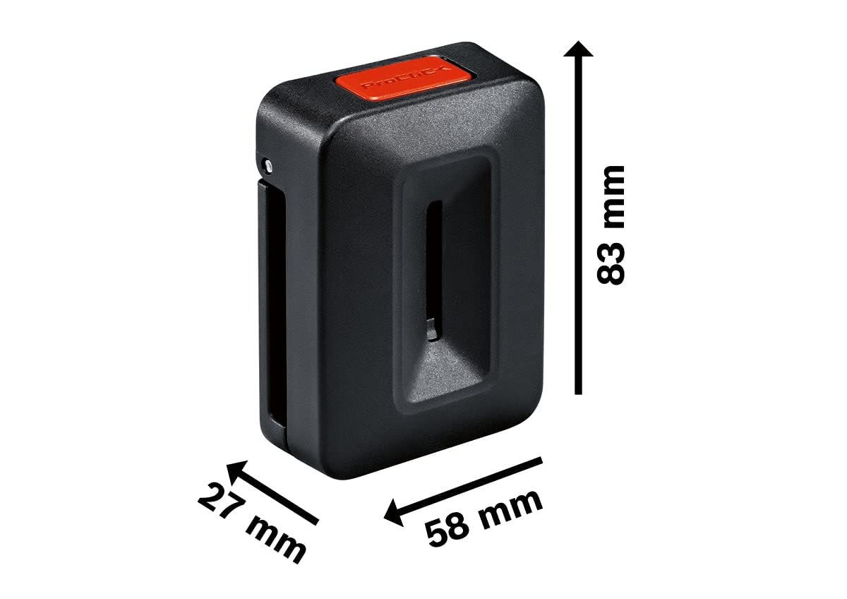 Bosch Professional Holder (ProClick System: für Bosch Professional Werkzeuggürtel 93 oder 108, Werkzeugtaschen GWT 2 oder GWT 4) (Packung mit 2)