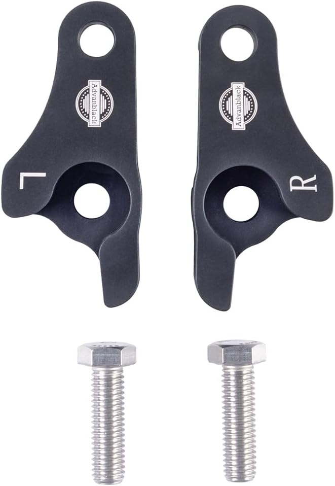 Motorcycle Rear Lowering Kits Black 2 Inch Lowering Blocks Kit Fit for Harley Touring Road Glide Street Glide 2009+ 2014 15 16 17 18 19 20 21 22 2023 2024 2025