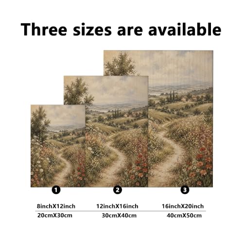 Lienzo decorativo natural para transformar tu hogar con frescura primaveral rústica de 40x50 cm 6