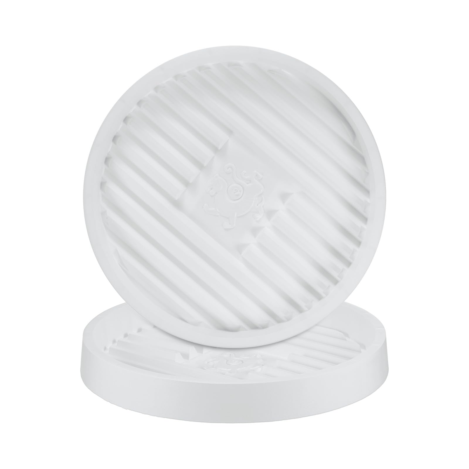 M METERXITY 2-Pack Plant Saucer, 9.4 Inch Flower Pot Saucers, Thicker Anti-Rot Root Plastic Plant Saucer for Indoor/Outdoor Potted Plant/Plant Water