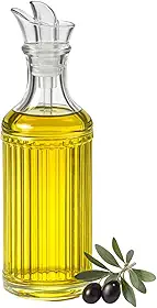 Garrafa Galheteiro De Vidro Para Azeite Com Sistema Anti-Escorrimento 250ml