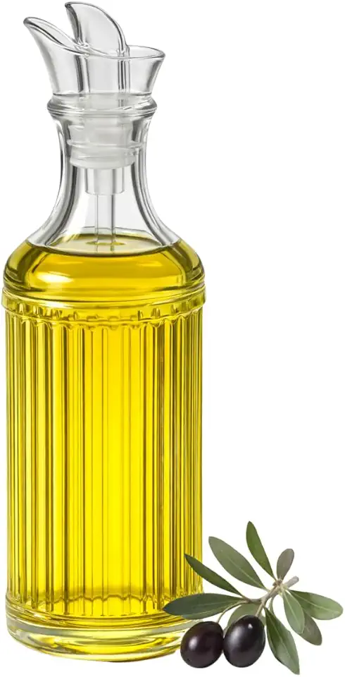 Garrafa Galheteiro De Vidro Para Azeite Com Sistema Anti-Escorrimento 250ml