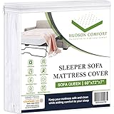 Hudson Comfort Sleeper Sofa Bed Cover, Waterproof On Top, Microfiber Comfortable Fabric, Sofa Mattress Fitted Sheet (Sofa Queen 60x72x7 Inches)