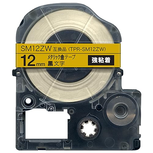 �v�����^�X �L���O�W���p �e�v�� PRO �݊� �e�[�v�J�[�g���b�W ���S�� 12mm ���^���b�N���e�[�v ������ SM12ZW