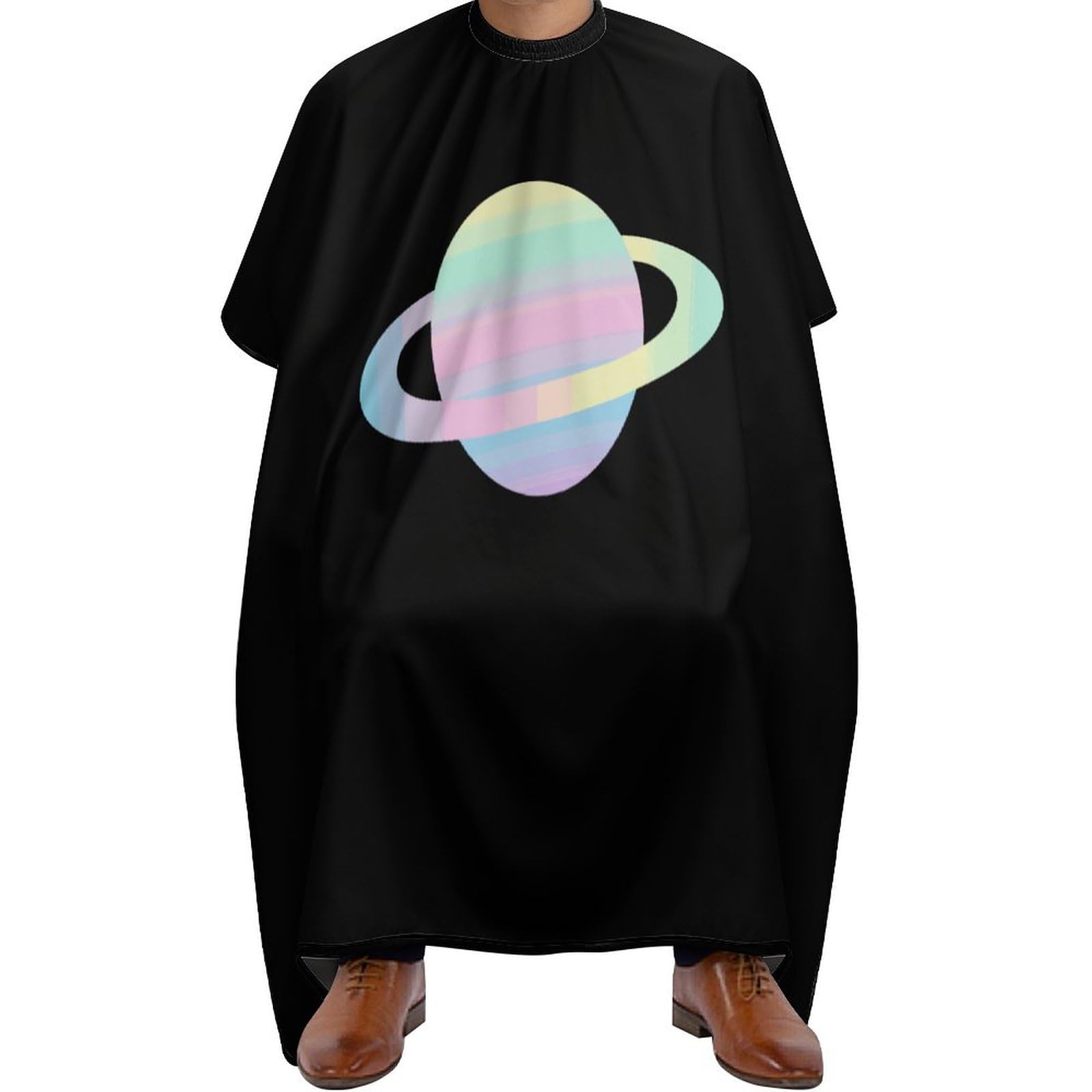 Colourful Earth Hair Cutting Cape for Men Women Waterproof Barber Cape Adjustable Salon Haircut Capes