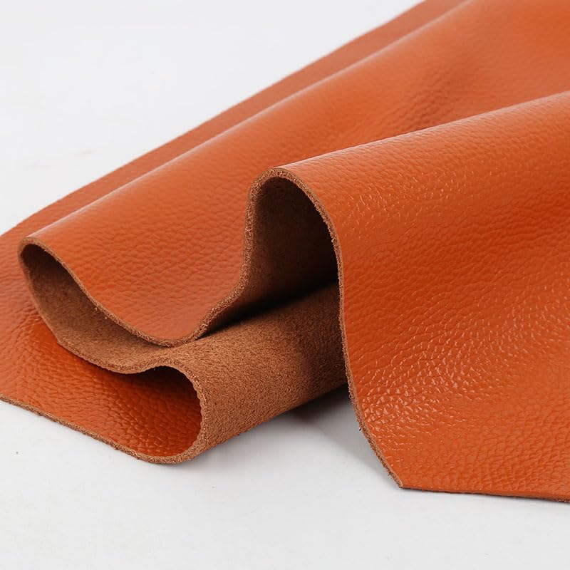 WEIDU Cuero de Vaca de Grano Completo de 2mm de Grosor, artesanía de Cuero curtido Vegetal, cinturón DIY, Bolso de Cartera, Tela de Cuero Genuino