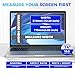 Laptop Privacy Screen 14 Inch Hanging, Removable Screen Shield Panel for 16:9 Widescreen Monitor, Anti Blue Light Filter, Anti-Glare Protector