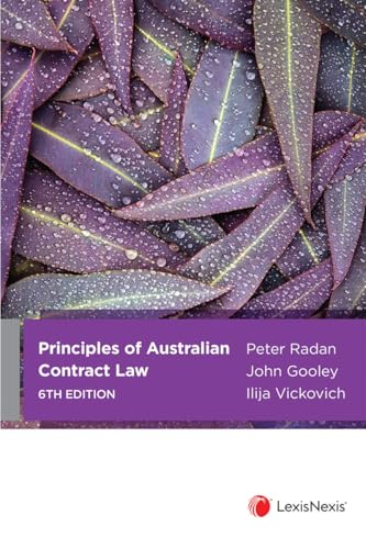 Principles of Australian Contract Law, 6th edition