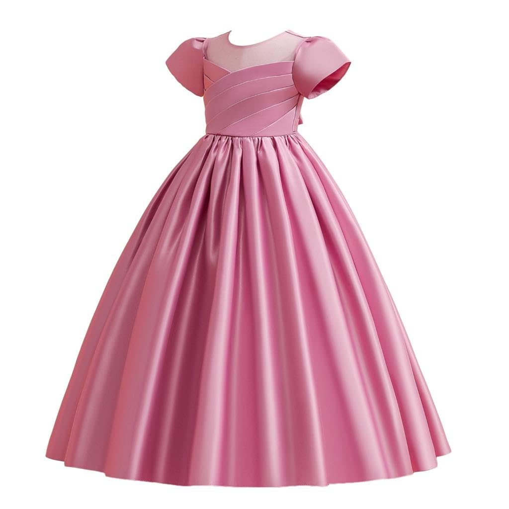 Lito Angels Vestito Damigella Abito da Festa Cerimonia Natale Elegante per Bambina Taglia 5-12 Anni
