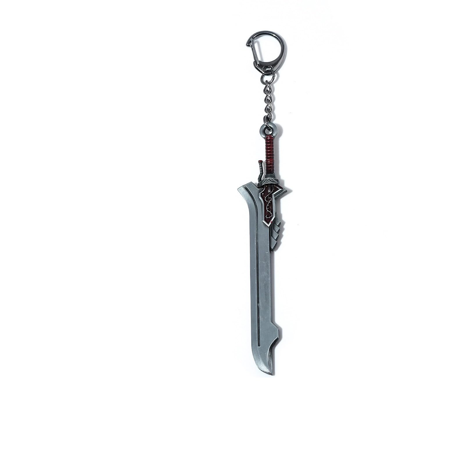 Maydee Unisex 3 Devils Cry Keychains - Demons Hunter Dantes Weapon Models Pendant Keyring Cosplay Accessories (3)