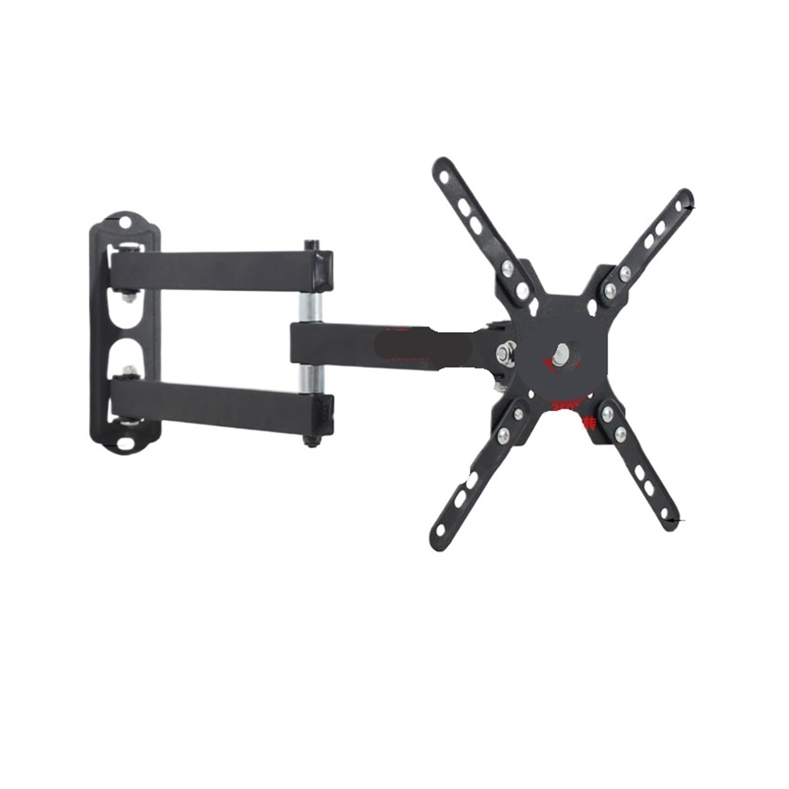 Support écran fixation murale vertical rotatif télescopique pour moniteur pc - 2
