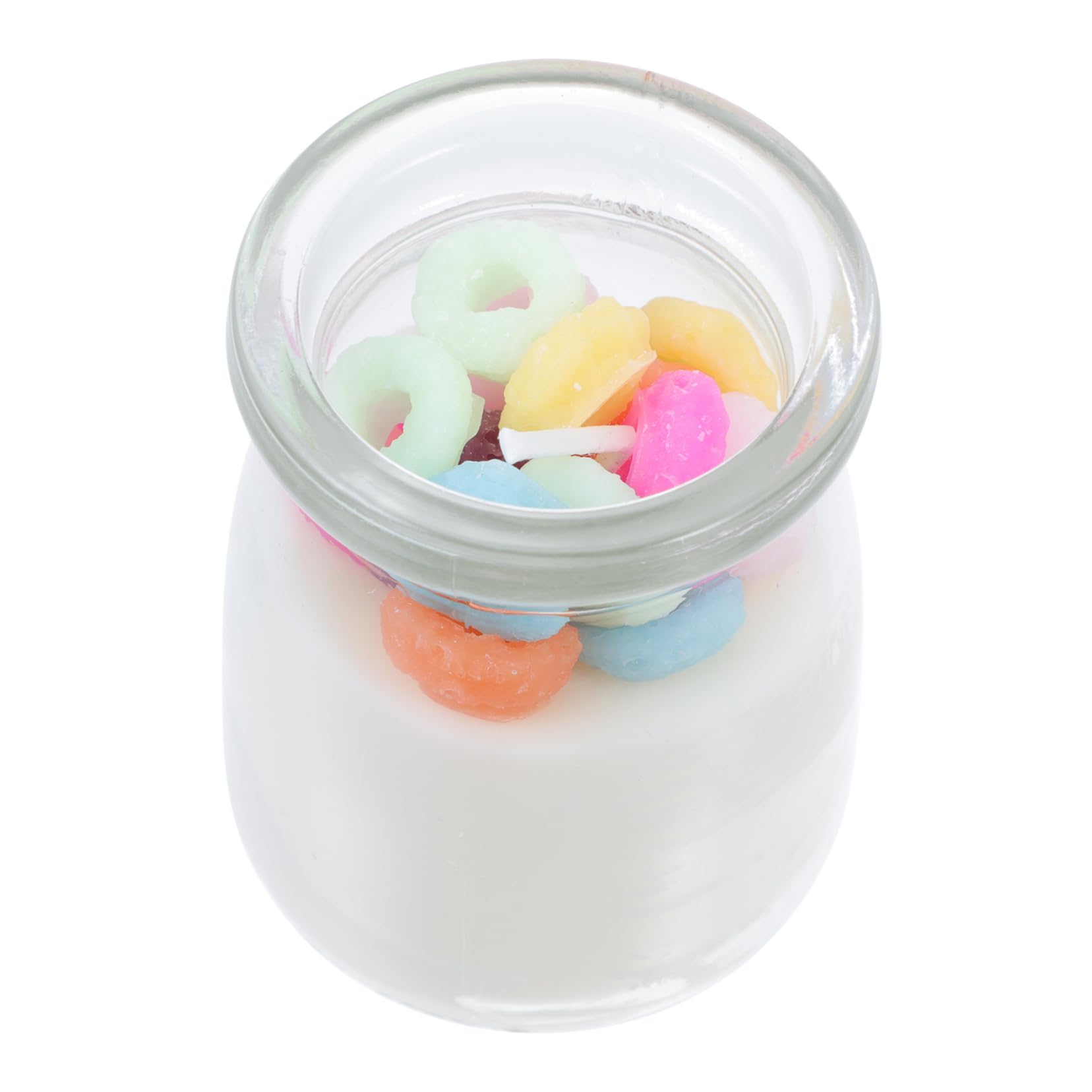 PACKOVE 2 Stück Duftkerze Donut aus Sojawachs Aromakerze mit Angenehmem Oolong Geschmack für Schlafzimmer und Aromatherapie Stilvolles
