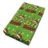 Christmas Paper - Seasonal Gift Wrap Roll | Printed Sheet Material with soft design for stylish wrapping, celebration parcels, themed parties, festive crafts, family gifting