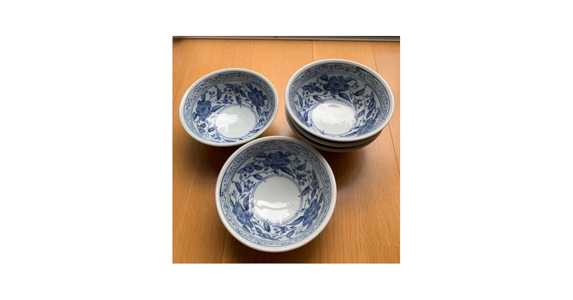Amazon.co.jp: 美濃焼 定園窯 中華鉢 ラーメン鉢 丼 5点セット