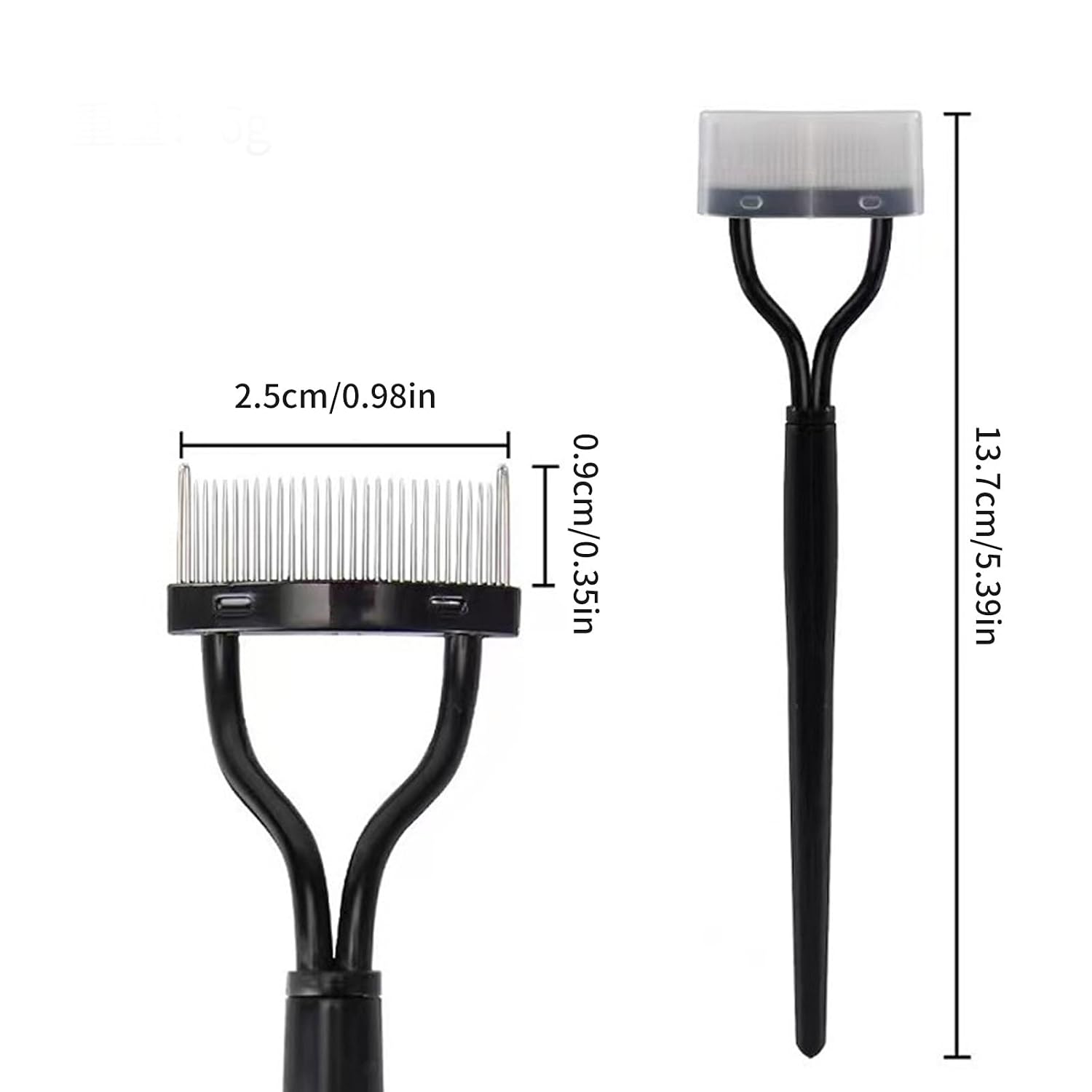 Eyelash Comb Separator, Eyelash Definer, Mascara Brush, Purple image 3